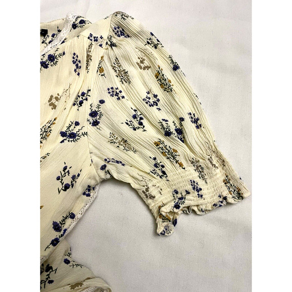 L.O.V. Yellow Vtg Women’s Dress Babydoll Boho Size XL - Picture 6 of 10